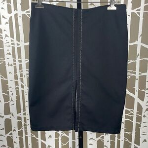 Express Center Split Hem Black Pencil Skirt size S